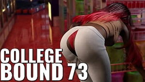 COLLEGE BOUND #73 • Nice and juicy butt cheeks at display
