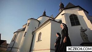 Crazy porn with cathlic nuns and monster - Tittyholes - XCZECH.com
